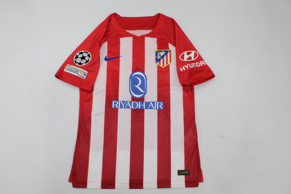 AAA Quality Atletico Madrid 23/24 Home Soccer Jersey(Player)
